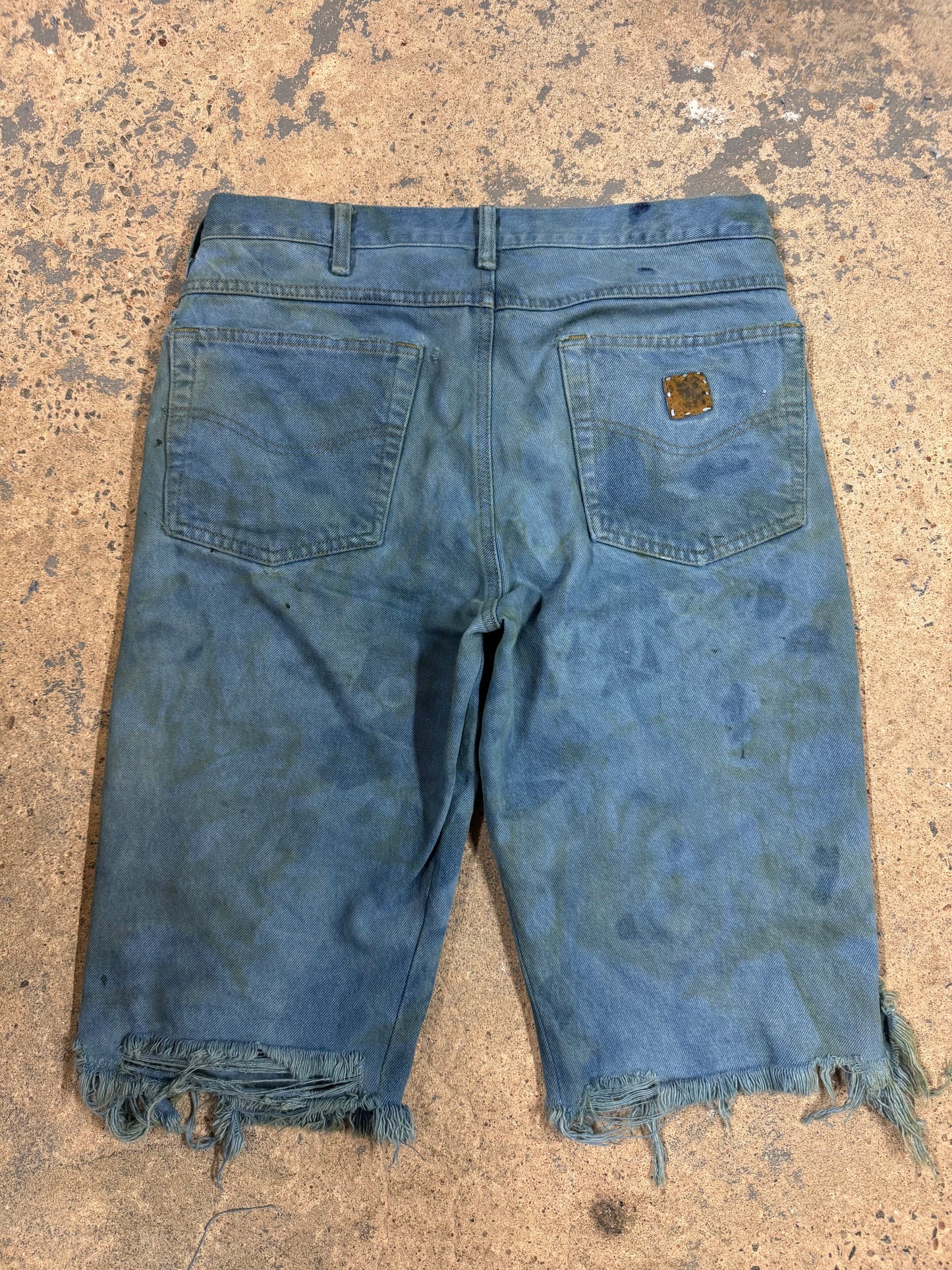 1 of 1 Baby Blu Double Knee Jorts (32)