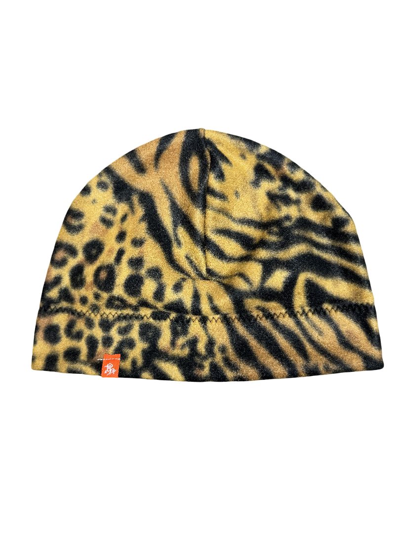 Animal Print Fleece Beanie