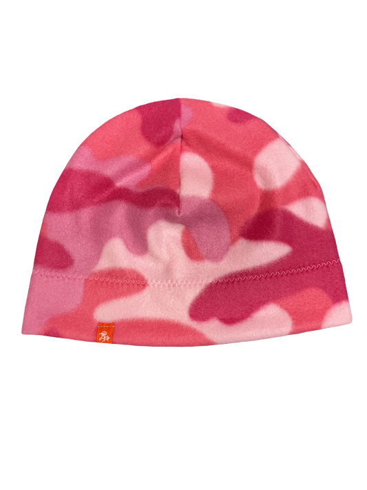Pink Camo Fleece Beanie